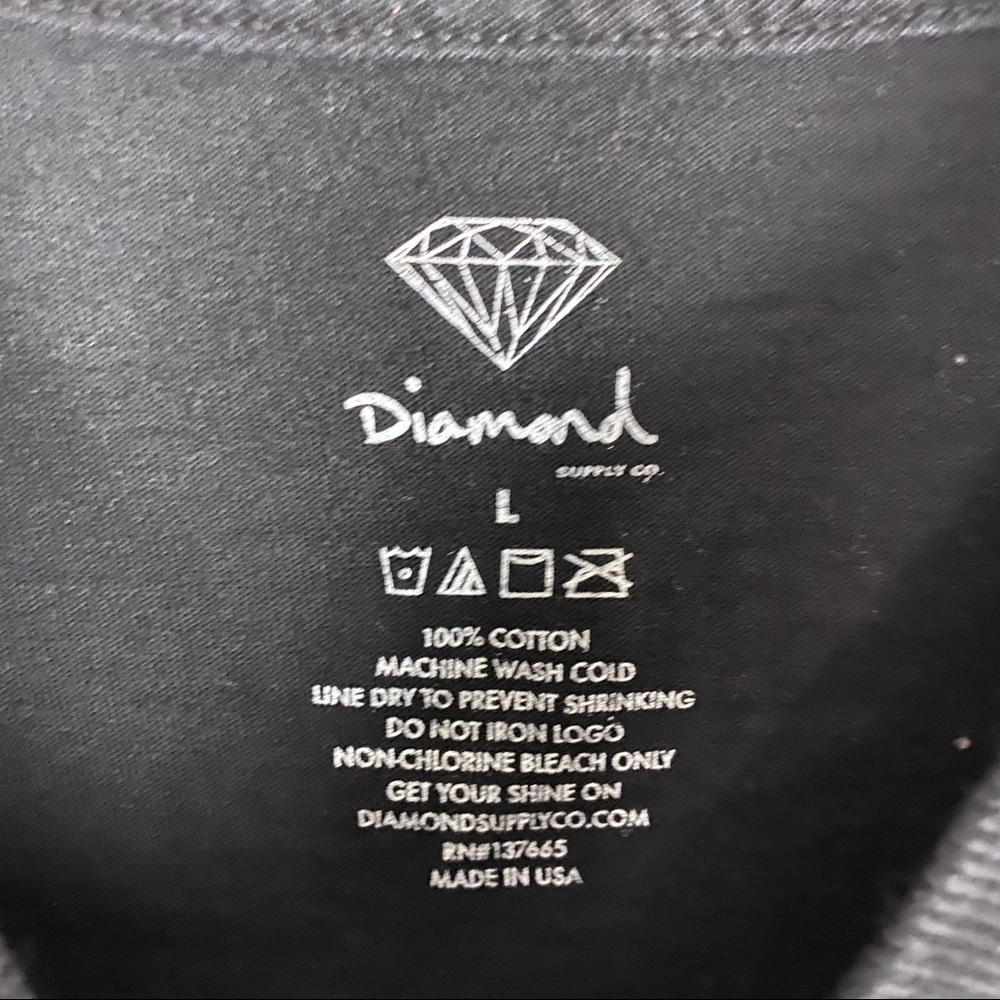 Diamond Beware Grizzly Bear Shirt Mens Size Large - Picture 3 of 6